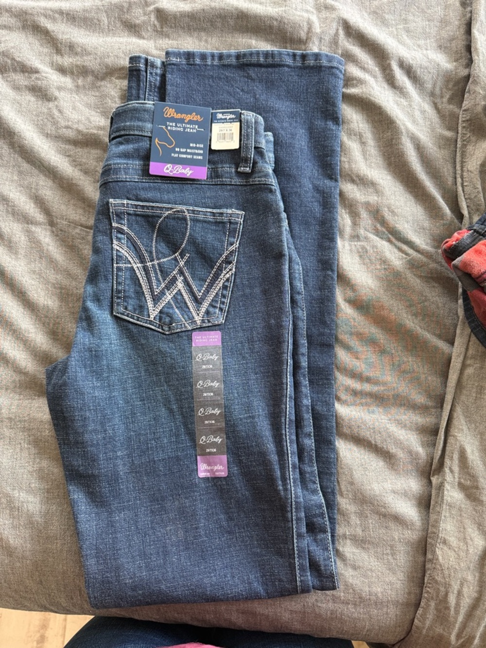 Wrangler Q baby Women’s Dark Blue Mid-Rise Jeans
